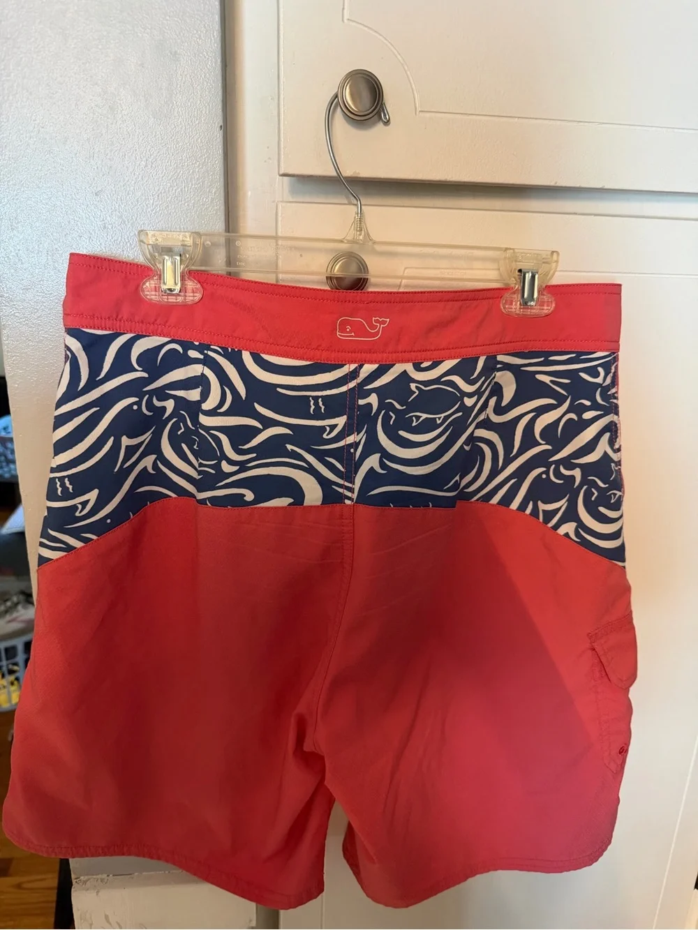 Vineyard Vines Men's Coral-Red Swim Board Shorts